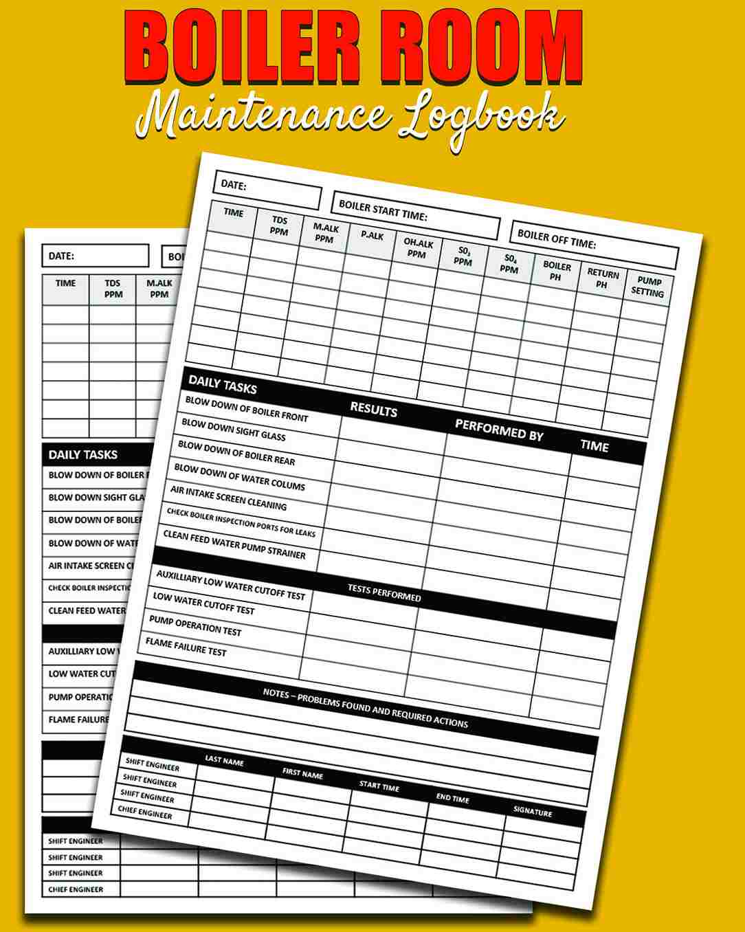 Boiler Maintenance Checklist